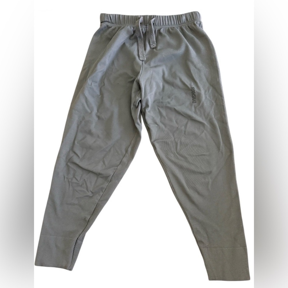 Gymshark Women's Pause Joggers GLBT4286 Gray Size S Small Drawcord Elastic Waist